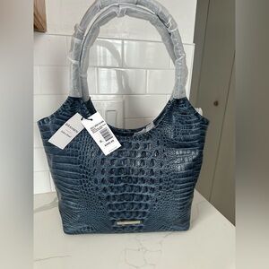 Brahmin Melora  Dark indigo Alden Road collection genuine leather